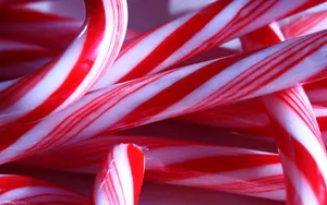 Candy Cane Close-up Wallpaper