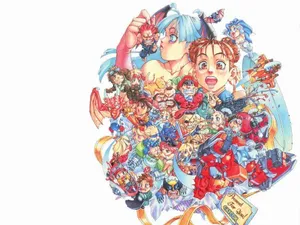 Capcom Circle Collage Art Wallpaper