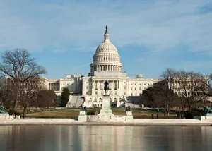 Capitol Hill In Autumn Wallpaper