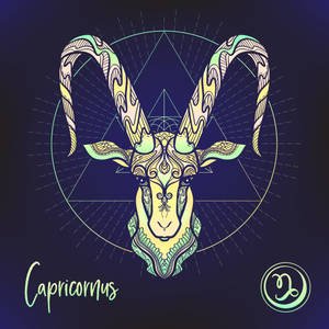 Capricorn Celestial Sign Wallpaper