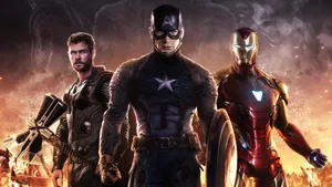 Captain America Fights For The Future In 'endgame' Wallpaper