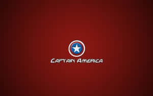 Captain America Logo Symbolizing Patriotism Wallpaper