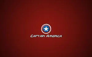 Captain America Logo Symbolizing Patriotism Wallpaper