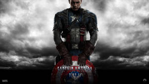 Captain America Shielding The World From Danger Wallpaper