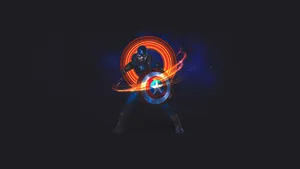 Captain America Superhero Digital Art Wallpaper