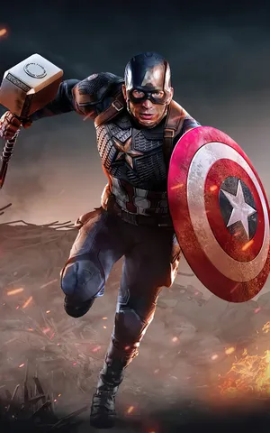 Captain America Takes On A Whole New Form Wallpaper