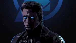 Captain America Vector Art Wallpaper