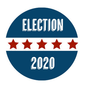 Caption: 2020 Election Campaign Bumper Sticker Wallpaper