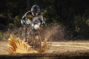 Caption: A Rugged Adventure On The Himalayan Bike Wallpaper