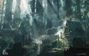 Caption: An Epic Fantasy Adventure Awaits Wallpaper