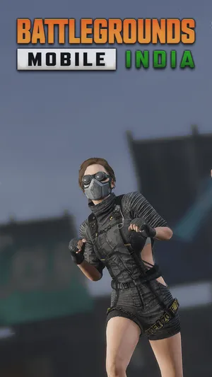 Caption: Battleground India - Sara's Custom Skin Showdown Wallpaper