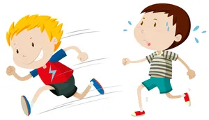 Caption: Boy Speed Racing - Fast And Fearless Wallpaper