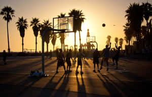 Caption: California Dreaming: The Beauty Of A Summer Sunset Wallpaper