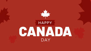 Caption: Celebrating Canada Day With Vibrant Fireworks Wallpaper