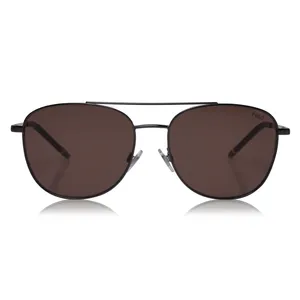 Caption: Classic Dark Brown Polo Sunglasses Wallpaper