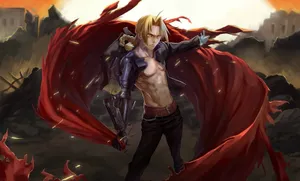 Caption: Edward Elric - The Fullmetal Alchemist Wallpaper