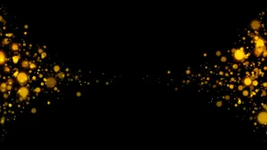 Caption: Elegant Black And Gold Glitter Abstract Wallpaper Wallpaper