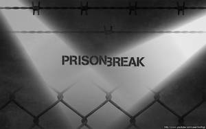 Caption: Engrossing Digital Art Of Prison Break Series Title Logo Wallpaper