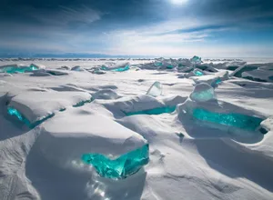 Caption: Enigmatic Beauty Of Lake Baikal Wallpaper