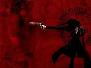 Caption: Enigmatic Hellsing Ultimate Character In 4k Resolution Wallpaper