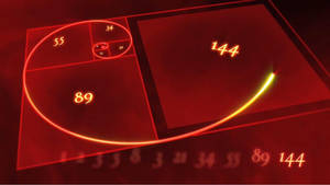 Caption: Golden Ratio In Mathematical Concept Wallpaper