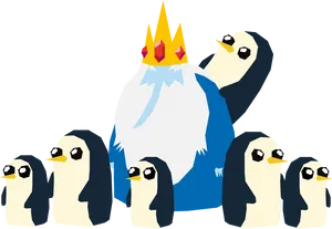 Caption: Gunter - The Adorable Trouble-maker From Adventure Time Wallpaper
