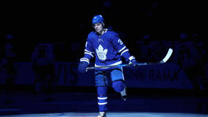 Caption: Ice Hockey Sensation - Auston Matthews Wallpaper