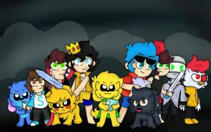 Caption: Los Compas: The Ultimate Gamers Wallpaper