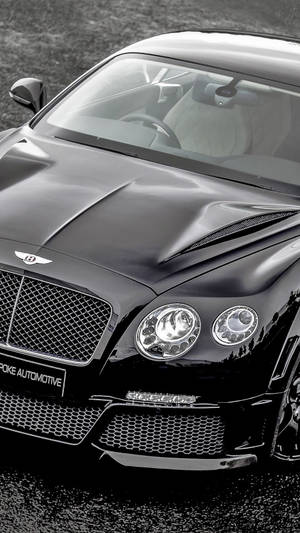 Caption: Luxurious Bentley-iphone Combo Wallpaper