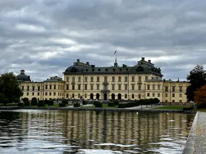 Caption: Magnificent View Of Drottningholm Palace, Sweden Wallpaper