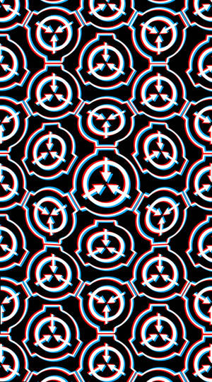 Caption: Mystifying Scp Foundation Logo Art Wallpaper