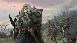 Caption: Rome 2 Viking Emperor In Command Wallpaper