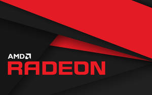 Caption: Sleek Amd Radeon Logo Wallpaper
