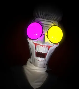 Caption: Spamton, The Enigmatic Merchant From Deltarune Wallpaper