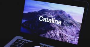 Caption: Splendid Night Sky View On Macos Catalina Wallpaper