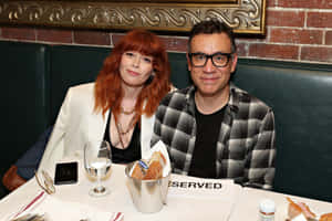 Caption: Talented Artist Fred Armisen Exuding A Contemplative Vibe Wallpaper