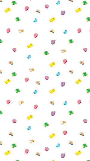 Caption: Vibrant 3d Marshmallow Art Wallpaper