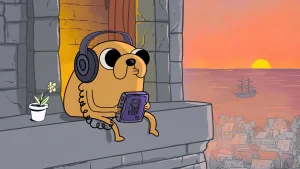 Caption: Vibrant 4k Lo Fi Image With A Mysterious Eternal Gaze Wallpaper