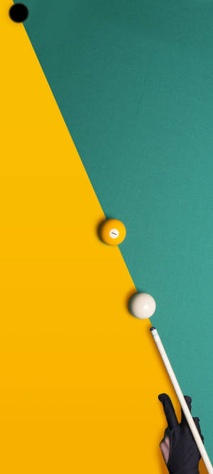 Captivating Dot Notch Precision In Billiard Balls Wallpaper