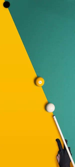 Captivating Dot Notch Precision In Billiard Balls Wallpaper