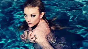 Captivating Gaze From Natalie Dormer Wallpaper