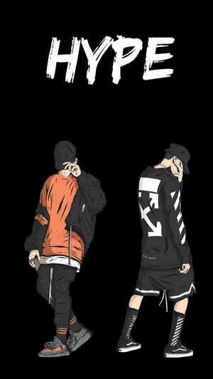 Captivating Hype Models In Fashion Photoshoot Wallpaper