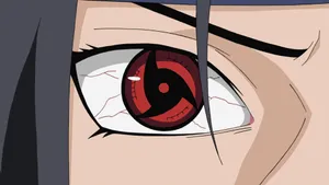 Captivating Mangekyou Sharingan Eye Design Wallpaper