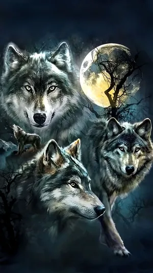 Captivating Wolf Iphone Wallpaper Wallpaper