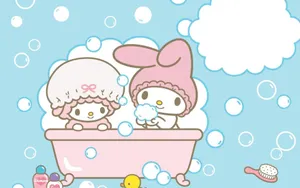Capture Every Moment With My Melody Laptop Wallpaper