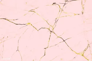Captured Palette Of Elegance: Pink Gold Marble Wallpaper