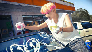 Car Wash Feat Bts J-hope Wallpaper