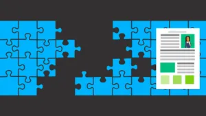 Career Puzzle Piece Falling Into Place Wallpaper