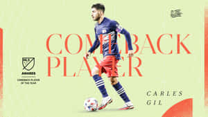 Carles Gil Comeback Poster Wallpaper