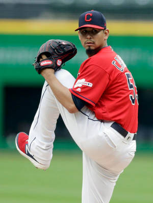 Carlos Carrasco In Blurry Field Wallpaper